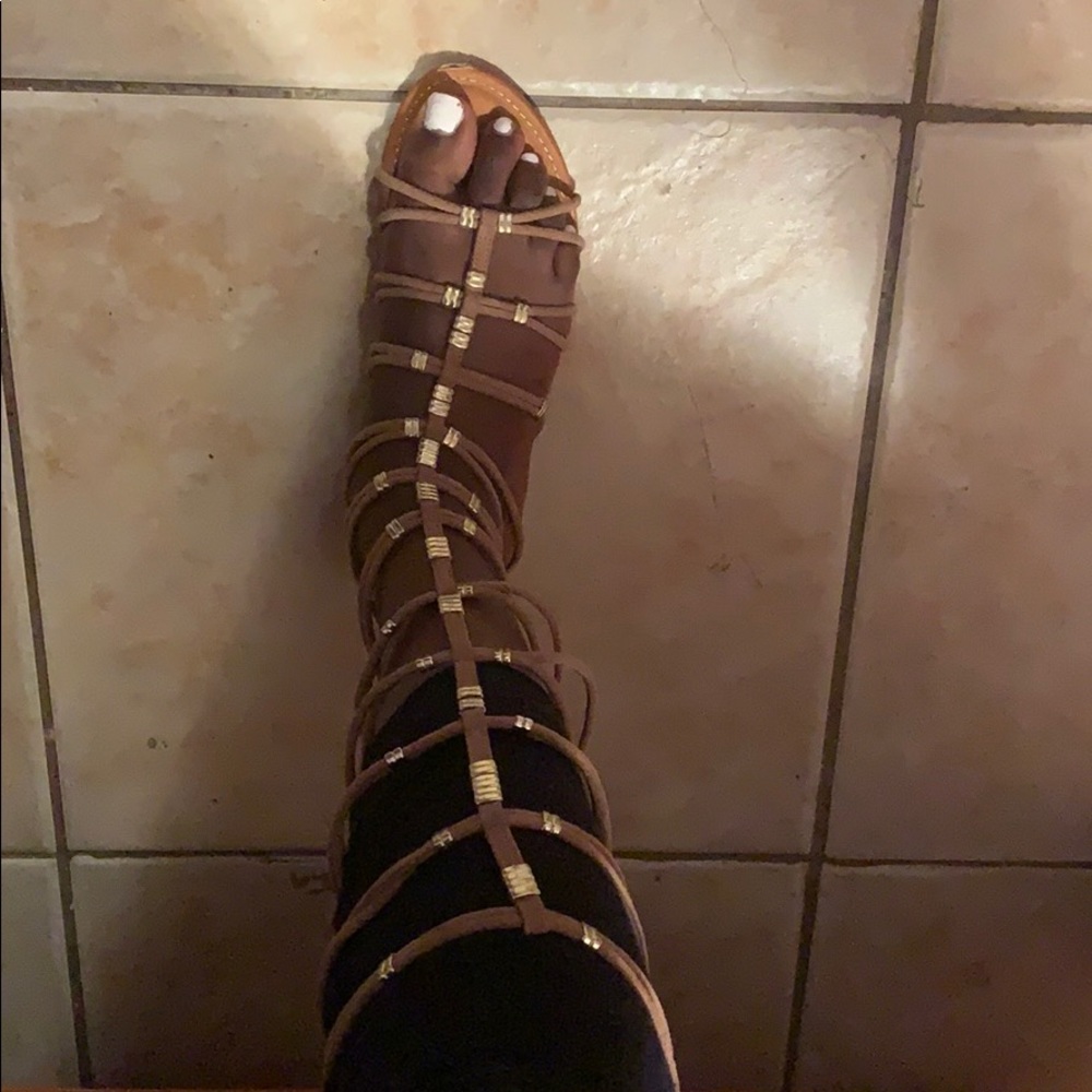High sandals
